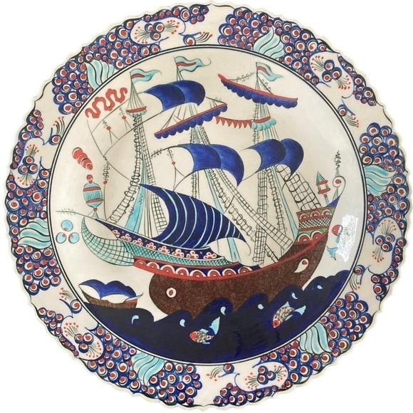 Merve Gini Other - Merve Gini Handmade Kutahaya Turkish Ceramic Pottery Hand Decorated Plate